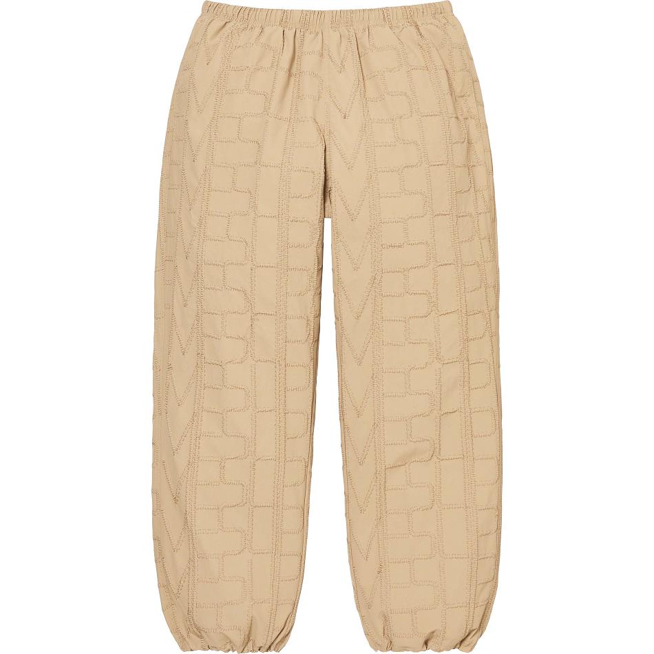 Pantalones Supreme Repeat Stitch Track Pant Marrones | Supreme 231AP